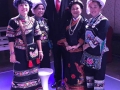 Master of Ceremonies at Chinese Embassy with Buyi Seamstresses 01