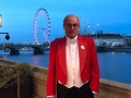 Richard Birtchnell, the London Toastmaster at the House of Lords terrace marquee for a charity dinner 01