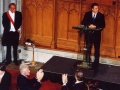 Richard Birtchnell City of London Toastmaster with Tony Blair and Bill Clinton