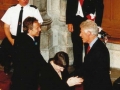 Richard Birtchnell City of London Toastmaster with Tony Blair and Bill Clinton