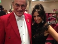 Richard Birtchnell corporate master of ceremonies with Francine Lewis
