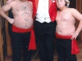 Richard Birtchnell corporate master of ceremonies with Stavros Flatley