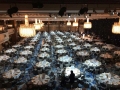 London Toastmaster at Grosvenor House Corporate Dinner 2017 : View from balcony - Tables ready for 1500 guests