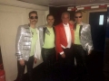 London Toastmaster at Grosvenor House Corporate Dinner 2017 04 : With some members of the band 'Mad Hen'. Love their jackets; I am going to get one myself...