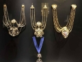 Installation Dinner of the Prime Warden of the Worshipful Company of Shipwrights 2018 : On display in the Exhibition Room, a sample of finest craftsmanship .. these being the chains and jewels of some past City Sheriffs