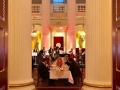London Toastmaster at Made in Egypt Exhibition at Mansion House London : The Egyptian Hall seen from the foyer