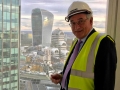 London Toastmaster at Opening Ceremony of 1 Angel Court London 02