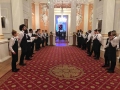 London Toastmaster at The City Debate 2018 : Banqueting staff ready