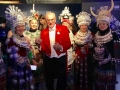 London Toastmaster : Weaving The Threads of Culture and Time : Being completely upstaged by the talented seamstresses in their traditional costume
