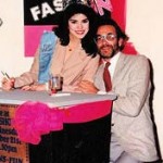 Richard Birtchnell with Miss World 1984 Astrid Herrera (Venezuela)