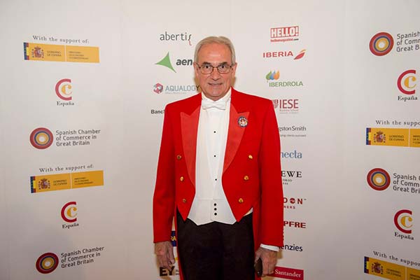 Event Compere Richard Birtchnell Toastmaster and Master of Ceremonies at Spanish Chamber of Trade Dinner
