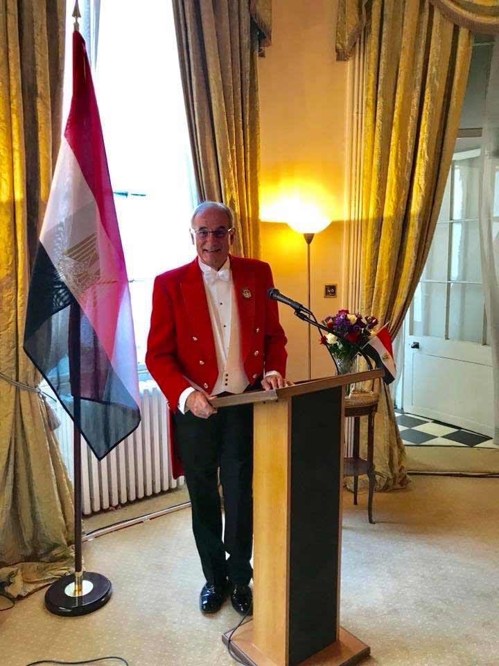 London Toastmaster and Master of Ceremonies at Egypt's National Day 2018 02