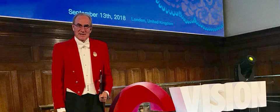 London Toastmaster and Master of Ceremonies Hired at China Daily Business Presentation 2018 05