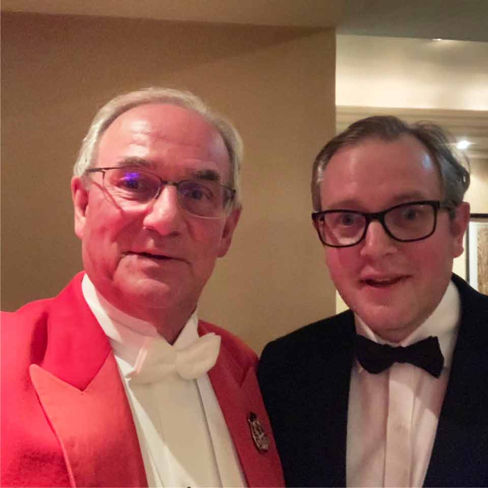 London Toastmaster Awards Dinner with Miles Jupp