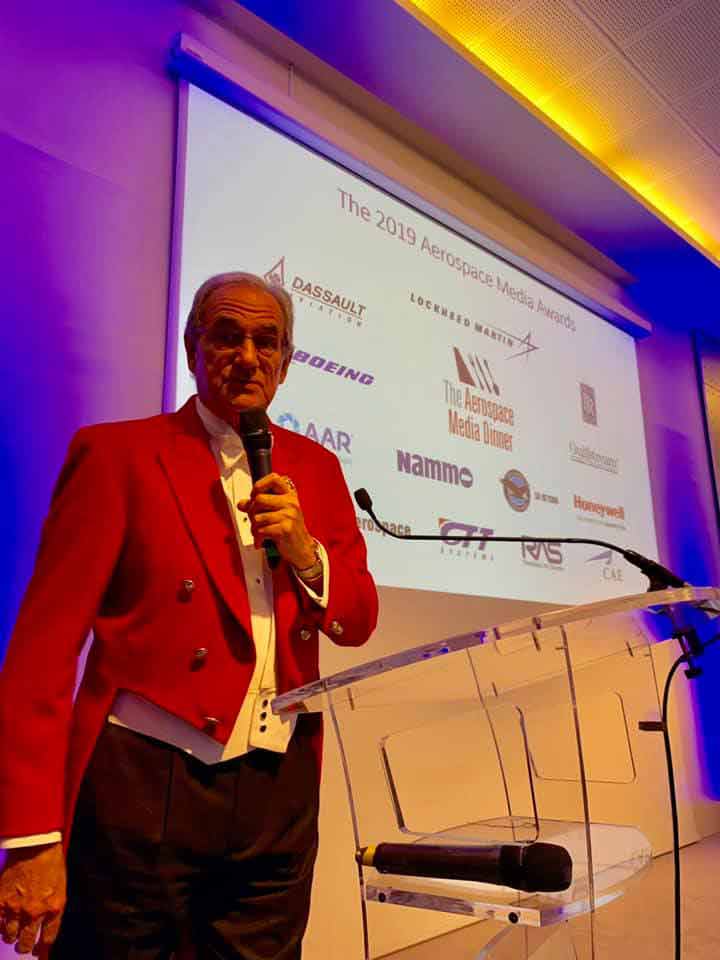 Event Host at Aerospace Media Awards Dinner 2019 by Richard Birtchnell The London Toastmaster 01