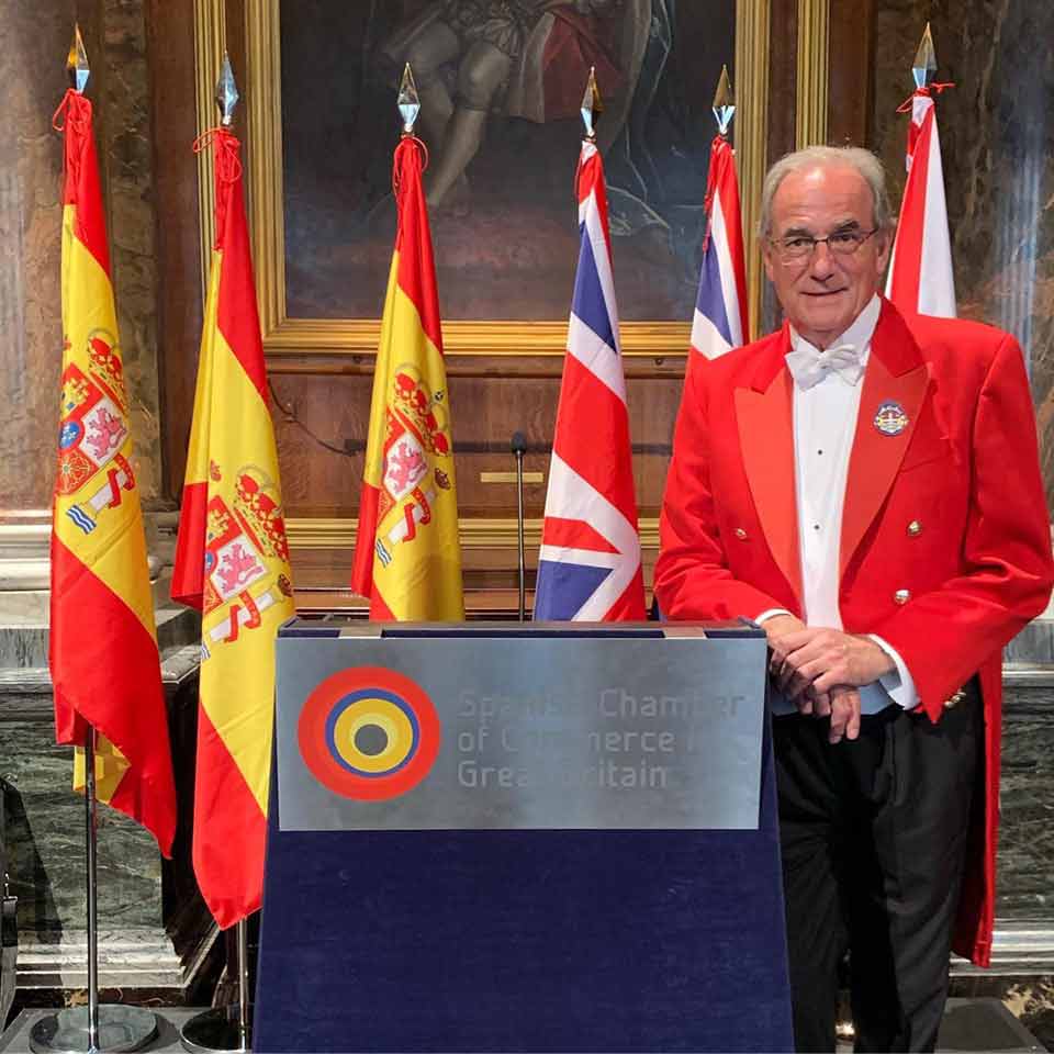 Event Host for Spanish Chamber of Commerce Dinner 2019 by Richard Birtchnell The London Toastmaster