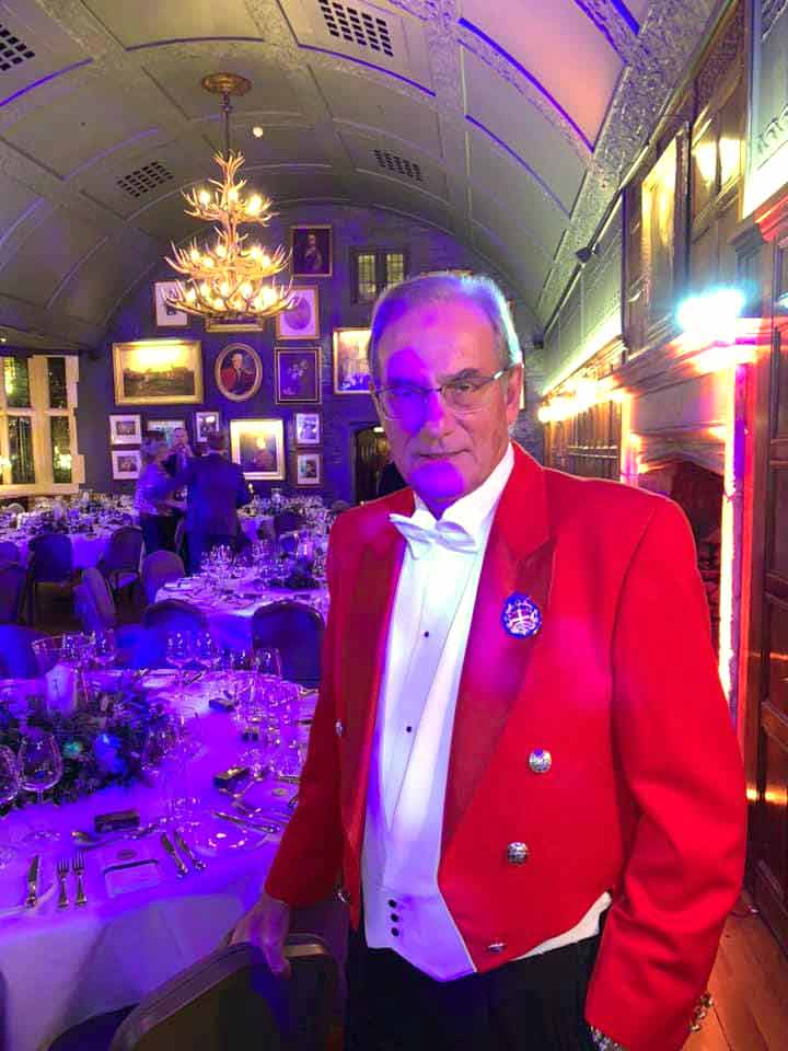 Toastmaster Hired For a Private Dinner at Lygon Arms Cotswolds by Richard Birtchnell 01