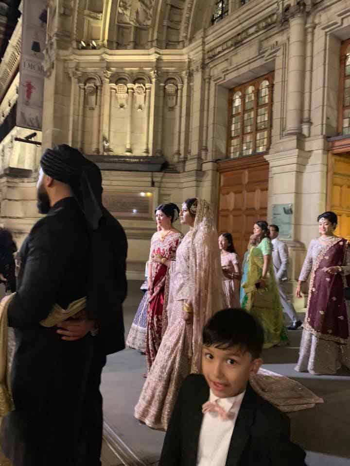 Asian Wedding Toastmaster Hired For Muslim Wedding at Victoria and Albert Museum by Richard Birtchnell The London Toastmaster 20