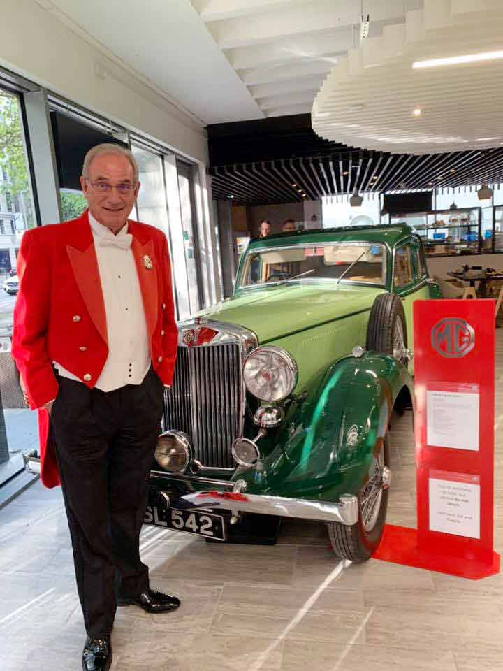 MG ZS EV Launch 2019 Hosted by London Toastmaster Richard Birtchnell 01