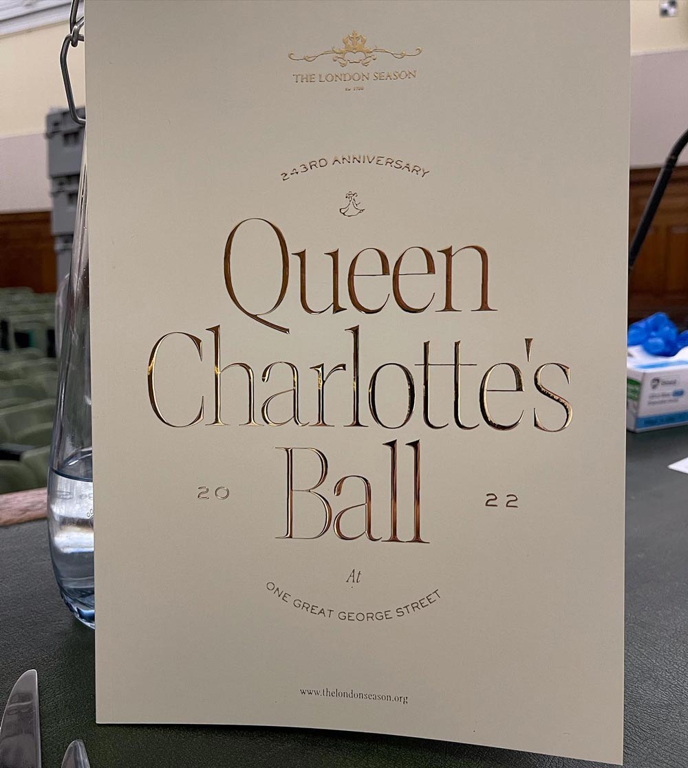 Queen Charlotte's Ball 2022
